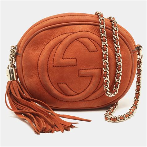 gucci soho disco bag nubuck